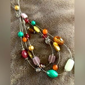 Lia Sophia multi strand necklace